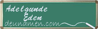 Adelgunde Eden Visitenkarte